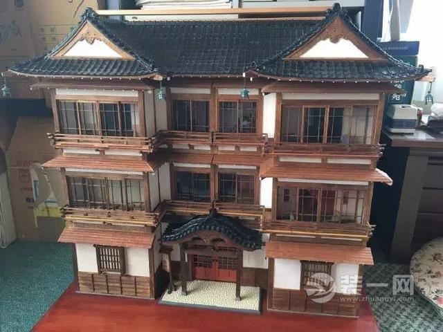 齐齐哈尔装修网分享日式风格建筑模型 日式风格装修模型