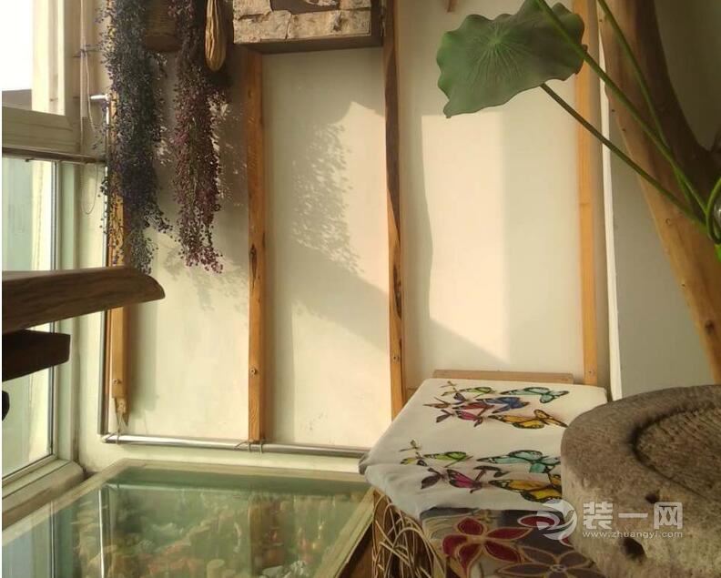 齐齐哈尔业主晒实木装修阳台步骤图